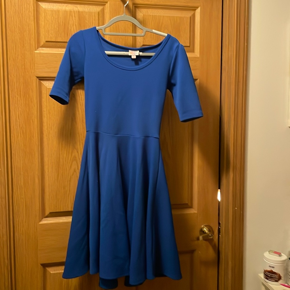 Royal blue Luluroe dress